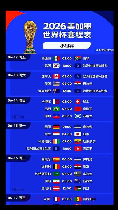 2026美加墨世界杯直播什么时候开始